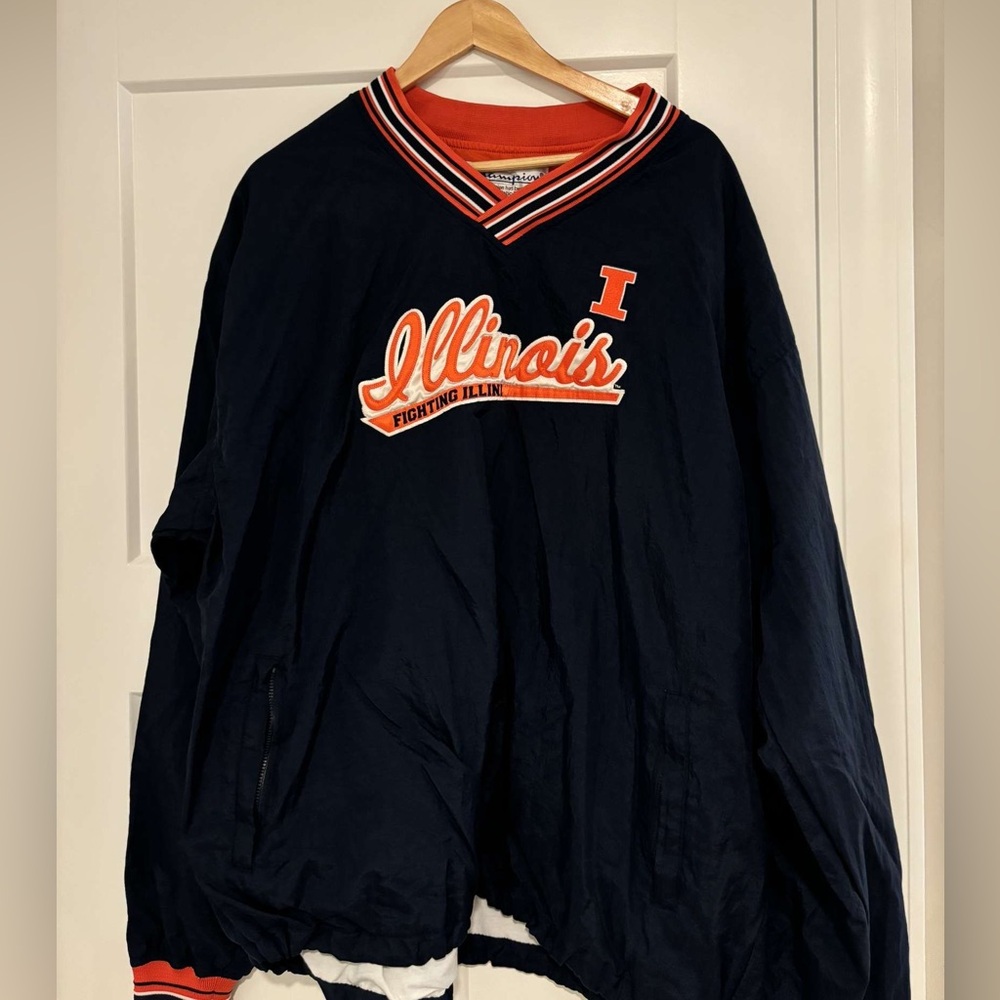 Champion Men’s University of Illinois Fighting Illini Windbreaker - Size XL
